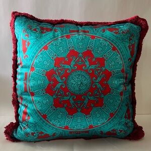 Versace Silk Throw Pillow